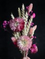 Mini boeket zacht roze wit 800